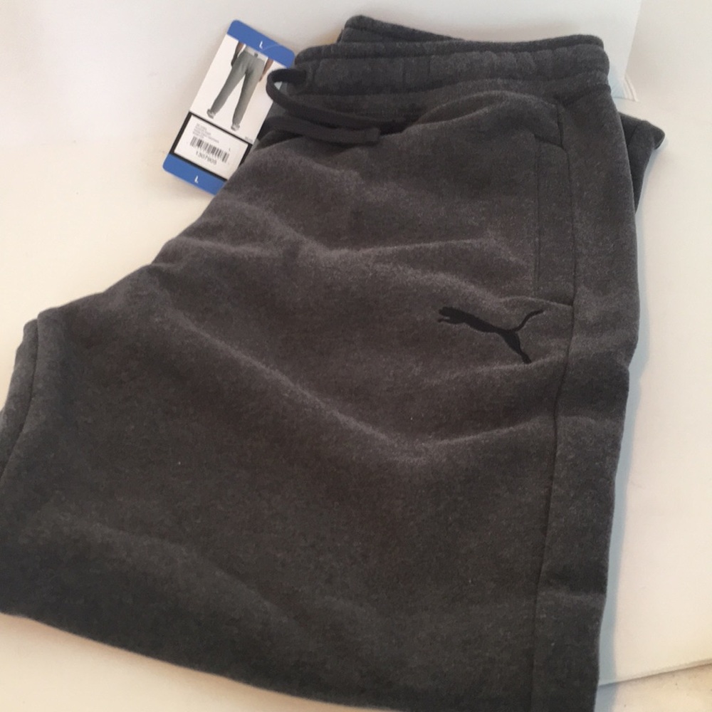 PUMA men’s fleece sweat pants